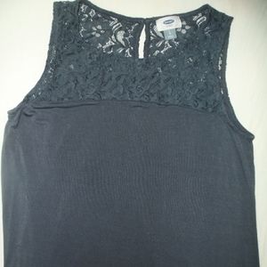 Old Navy Lace Neckline Tank Top